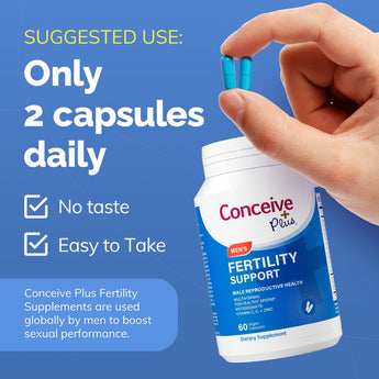 Men's Fertility Support - Male Fertility Vitamins - Conceive Plus® India