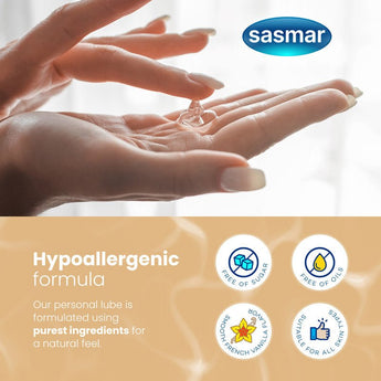 Sasmar Vanilla Flavor Personal Lubricant - Lubricant - Conceive Plus India