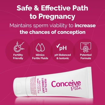 Conceive Plus Fertility Lubricant 30ml Tube - Sperm Friendly Lubricant for Fertility