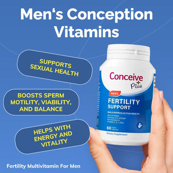 Conceive Plus Men's Fertility Support and Fertility Lubricant Bundle - Fertility Lubricant