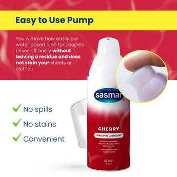 Sasmar Cherry Flavor Personal Lubricant - Lubricant - Conceive Plus® India