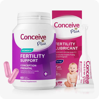 Conceive Plus Women's Fertility Support and Fertility Lubricant Bundle - Fertility Lubricant