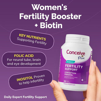Conceive Plus Women's Fertility Support and Fertility Lubricant Bundle - Fertility Lubricant