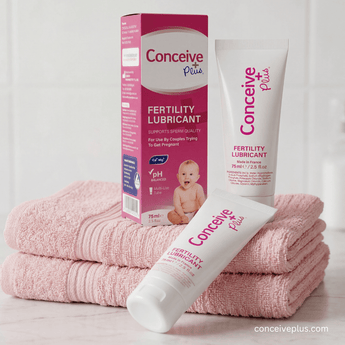 Conceive Plus Fertility Lubricant Duo Bundle (75ml and 8 Applicators) - Sperm Friendly Lubricant for Fertility