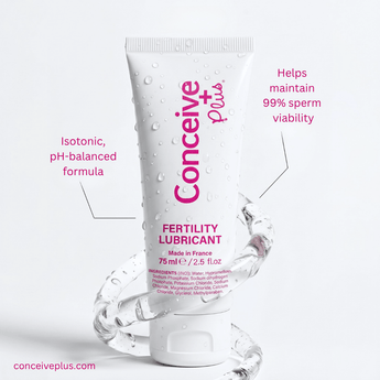 Conceive Plus Fertility Lubricant Duo Bundle (75ml and 8 Applicators) - Sperm Friendly Lubricant for Fertility
