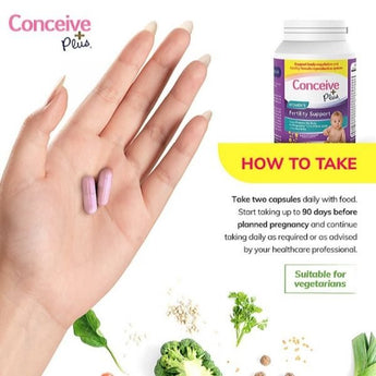 Men's & Women's Fertility Support - Male and Female Fertility Vitamins - Conceive Plus India