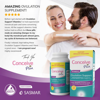 Ovulation Bundle - Female Fertility Vitamins - Conceive Plus India