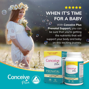 Prenatal - Female Fertility Vitamins - Conceive Plus India