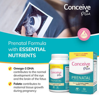 Prenatal - Female Fertility Vitamins - Conceive Plus India