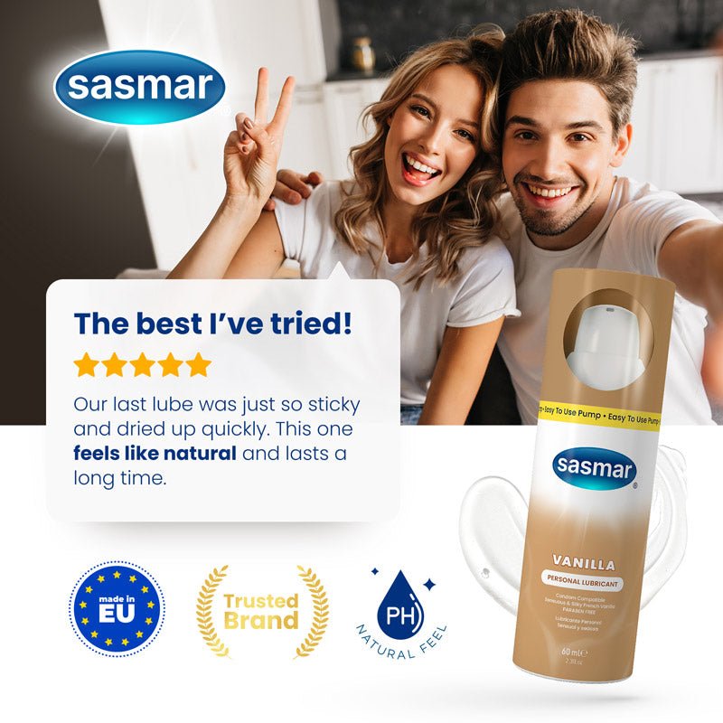 SASMAR Vanilla Flavor Personal Lubricant - Conceive Plus India SASMAR Vanilla Flavor Personal Lubricant - Conceive Plus India