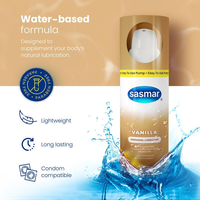 SASMAR Vanilla Flavor Personal Lubricant - Conceive Plus India SASMAR Vanilla Flavor Personal Lubricant - Conceive Plus India