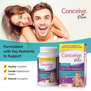 Women's Fertility Support - Female Fertility Vitamins - Conceive Plus India